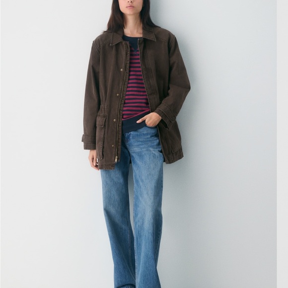 TNA Jackets & Blazers - Women's Brown Utility Jacket - Casual Coat